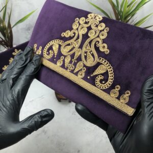Pochette pour fête  ( intérieure cuir )